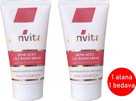 Zenvita Koltuk Altı Bikini Bölgesi Renk Açıcı Krem 1 Alana 1 Bedava 57 00 TL ye Sipariş