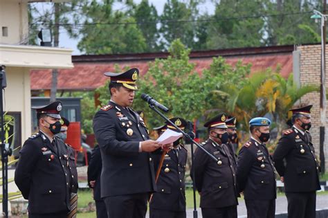 Peringati Hari Pahlawan Polres Humbahas Gelar Upacara Bendera