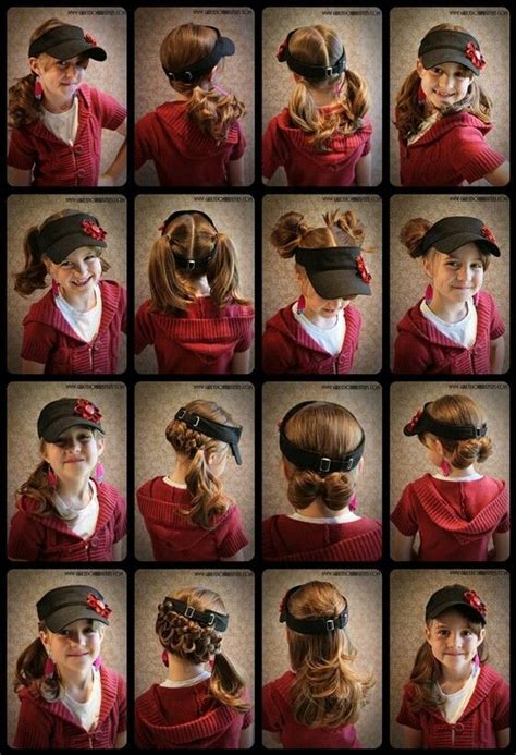 Softball Hairstyles With Visors - img-Abdalah