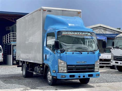 Isuzu Elf Aluminum Closed Van Ft N Series With Power Lifter