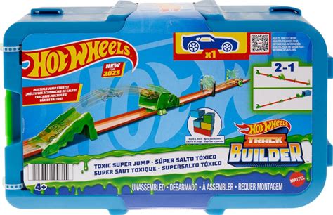 Трек Хот Вілс Токсичний Супер Стрибок Hot Wheels Track Builder Toxic Super Jump Mattel HKX