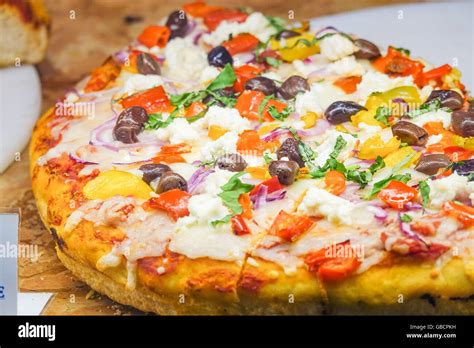 Pizza Italian Food In A Pizzeria Stock Photo Alamy