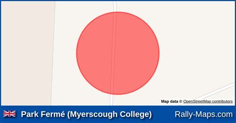 Park Ferm Myerscough College Stage Map North West Stages Rally