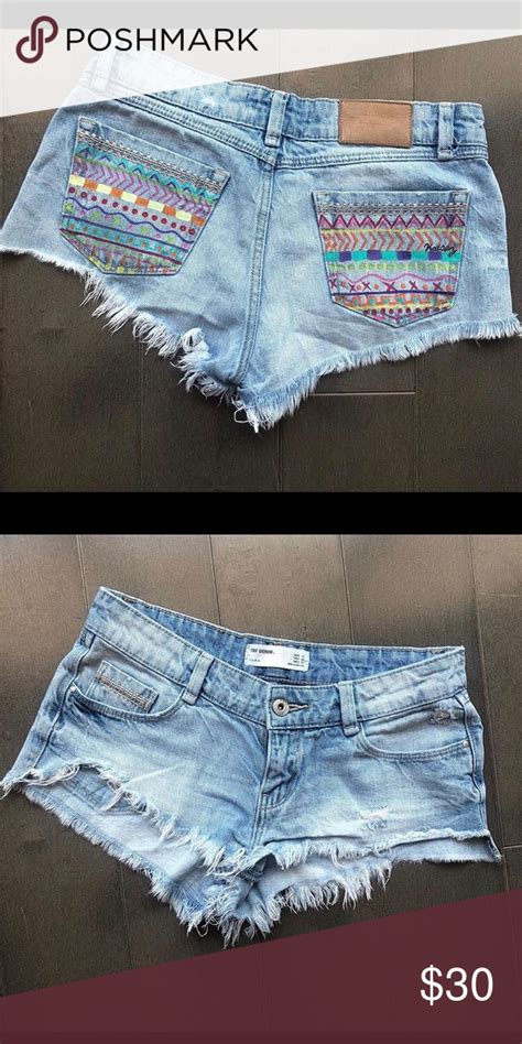 Hand Painted Denim Shorts Painted Denim Denim Shorts Painted Shorts