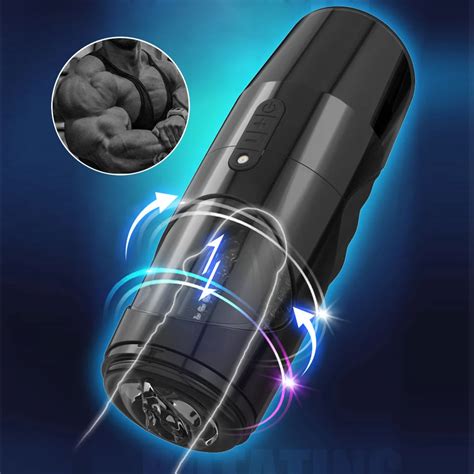 Automatic Male Masturbator Cup Telescopic Rotation Penis Exerciser Vibration Sex Machines Men