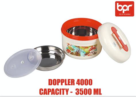 Stainless Steel Plastic BPR Doppler 4000 Insulated Hot Pot For Multipurpose Capacity 3500