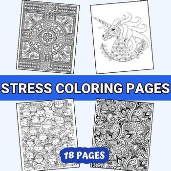 Printable Stress Relief Coloring Pages: Unwind and Enjoy Creative Fun!