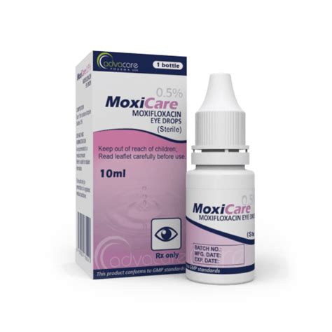Moxifloxacin Eye Drops Manufacturer Advacare Pharma