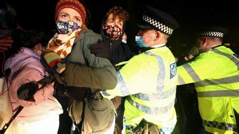 Sarah Everard Met Police Breached Rights Of Vigil Organisers Bbc News