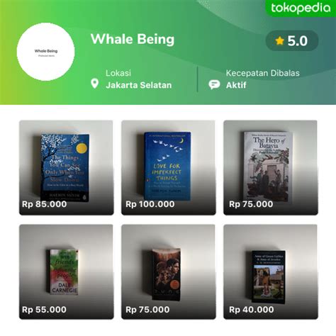 Toko Whale Being Online Produk Lengkap Harga Terbaik Tokopedia