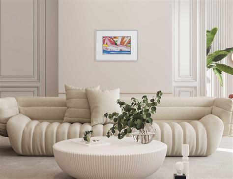 Tom Wesselmann Study For Sunset Nude With Abstract Painting Lying On Side For Sale At 1stDibs