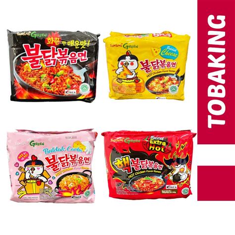 Jual Samyang Green Hot Chicken Ramen Buldak Cheese Carbonara Extreme G Mie Instan Korea