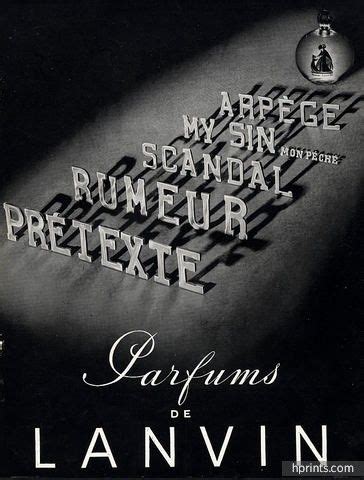 Lanvin Perfumes Arp Ge Rumeur Pr Texte Scandal My Sin