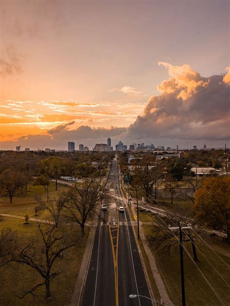 Online crop | HD wallpaper: aerial view of highway road surrounded by ...