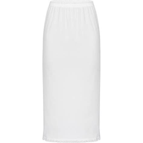 Yizyif Femme Jupon Sous Robe Jupe Sculptante Fond De Jupe Lingerie Sous V Tement Type B Blanc