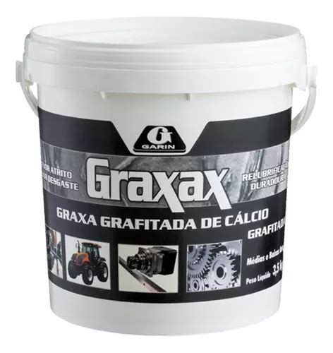 Graxa Grafitada Cálcio Uso Geral Diversas Aplicações 3 5 Kg Frete grátis