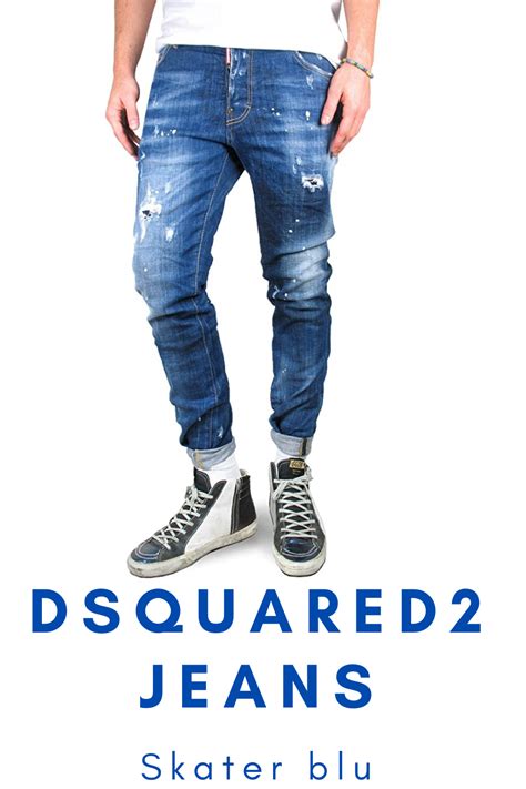 Dsquared2 Men's Skate Blue Jeans - Size 48-52