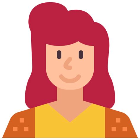 Woman Basic Straight Flat Icon