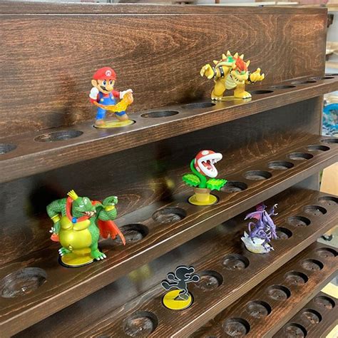 Nintendo Amiibo Collection Display Shelf