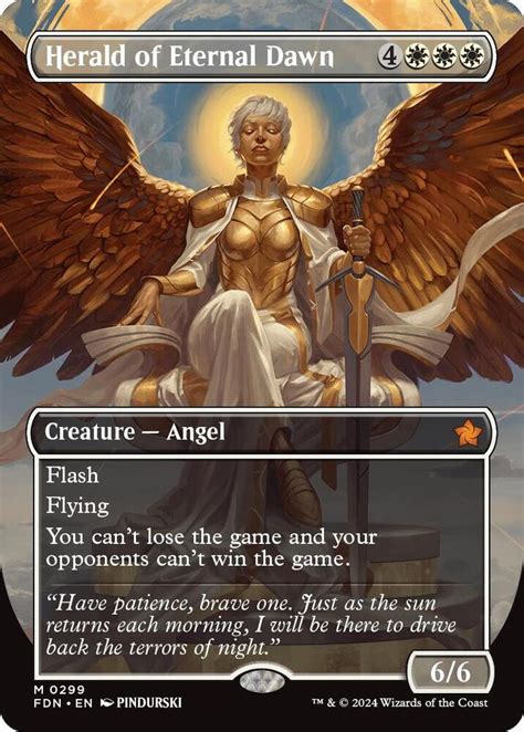 Valkyries Call Borderless Foundations Magic The Gathering