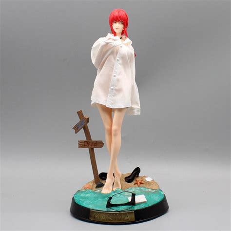 Anime 31cm Makima Hentai Chainsaw Man Clothes Removable Sexy Figures Figurine Pvc Statue Model