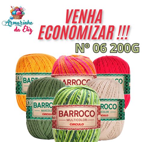 Linha Barroco Número 6 - Linha Barroco Numero 6 em Oferta | Shopee 2026