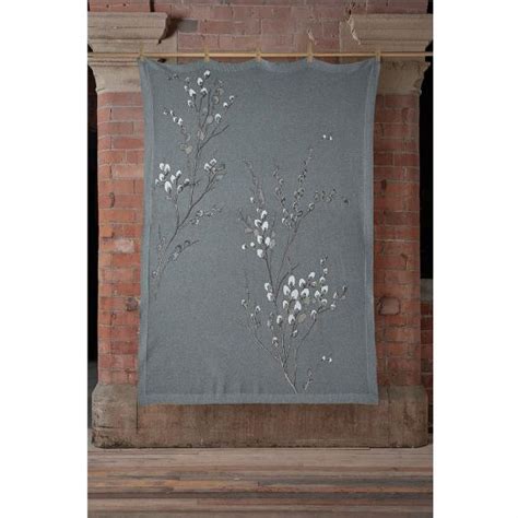 Laura Ashley Pussy Willow Steel Blanket Seymour S Home