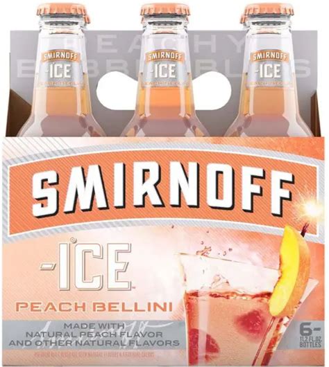 Taste the Smirnoff Ice Peach Bellini