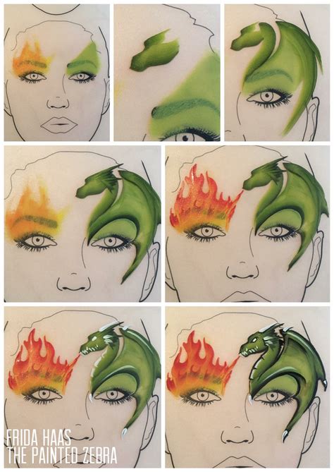Аквагрим рисунки для начинающих (много фото) - drawpics.ru