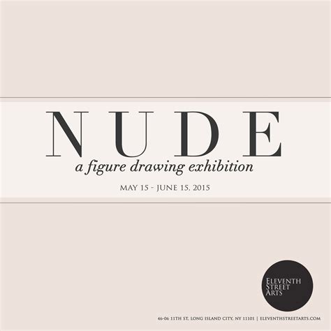 Nude E Catalogue Eleventh Street Arts
