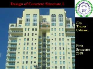 PPT Design Of Concrete Structure I PowerPoint Presentation Free