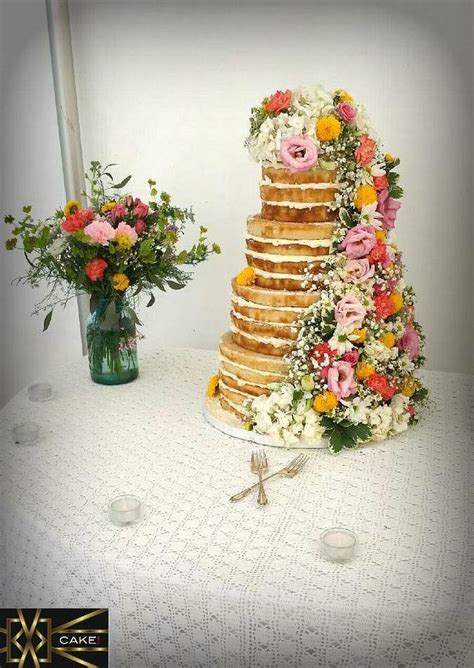Naked Cake Cake By Cake By Jennifer Riley CakesDecor