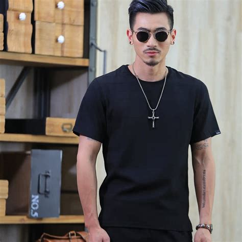 Купить Футболка мужская 2016夏季男士t恤短袖圆领t桖韩版修身型半截袖潮男打底衫体恤男衫 Bana Harbour ...