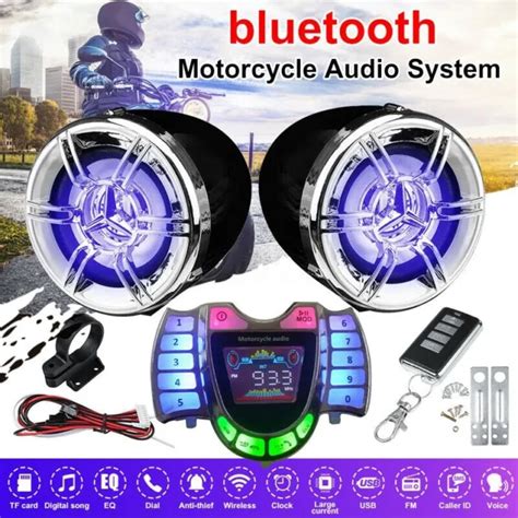 Motocicleta Altavoces Est Reo Inal Mbrico Bluetooth Reproductor De