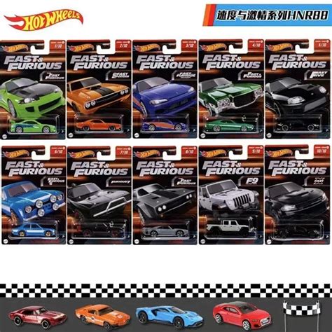 Original Hot Wheels Fast And Furious Mini Cars Hotwheels Dodge Car