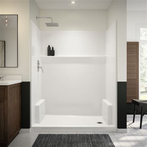 Icon SH6032X AFR AcrylX™ Alcove Right Hand Drain One-Piece Shower in