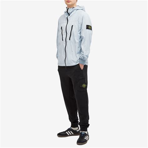 Stone Island Skin Touch Nylon Tc Packable Jacket Sky Blue End Tw