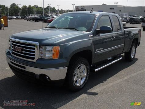 2011 GMC Sierra 1500 SLE Extended Cab In Stealth Gray Metallic Photo 4