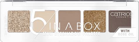 Catrice Тени для век 5 in a Box Mini тон 010 Golden Nude Look 4 г