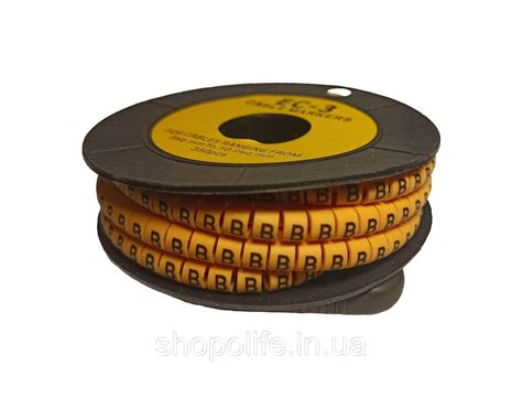 Маркировка Кабельная МК0 0,75-1,5мм2 Символ "B" 1000шт/рол TNSy ...