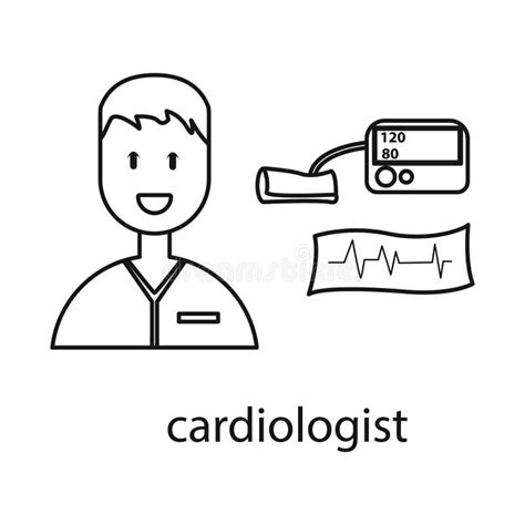 Vector Del Logotipo Cardiovascular De Cardiología Stock De Ilustración