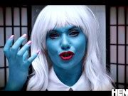 Hentaied Fantastic Blonde Alien With Blue Skin Explains How To Jerk Off Xxx Mobile Porno