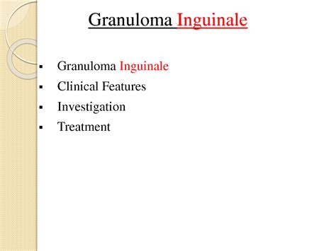 Solution Granuloma Inguinale Which Is Painless Lesion Slowly Growing