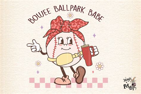 Boujee Ballpark Babe Mother S Day PNG Graphic By Magic Rabbit Creative Fabrica