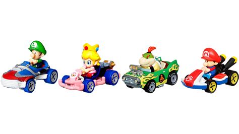 Hot Wheels Mario Kart 4 Pack Baby Mario Nintendo Official Site