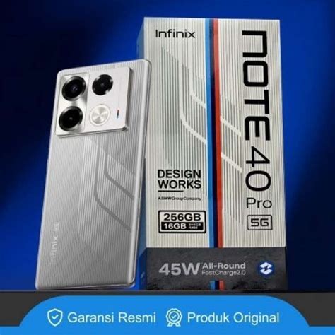 Jual Infinix Note 40 Pro 5 G Racing Spesifikasi Original Murah