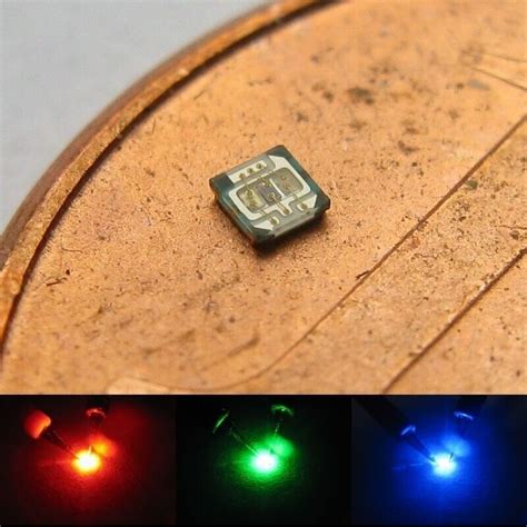 Smd Led Rgb Rot Gr N Blau Super Klein Mini Chip Leds Micro St