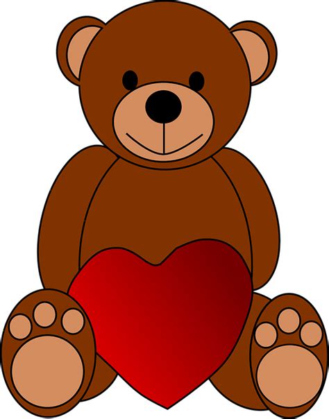 Bear Heart Love · Free Vector Graphic On Pixabay