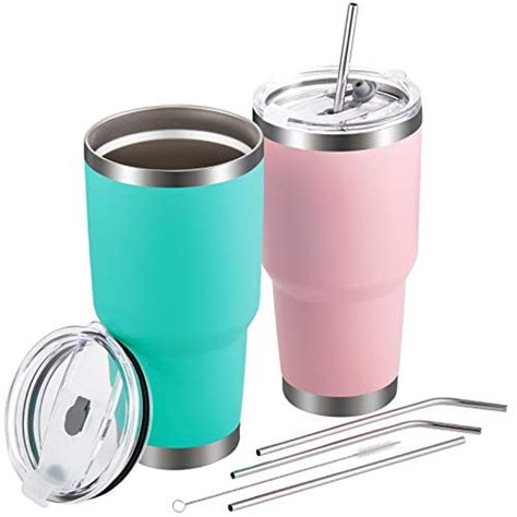 30oz Stainless Steel Tumbler Vacuum Insulated Tumbler With Lid Straw