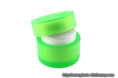 face cream photopicture definition  photo dictionary face cream